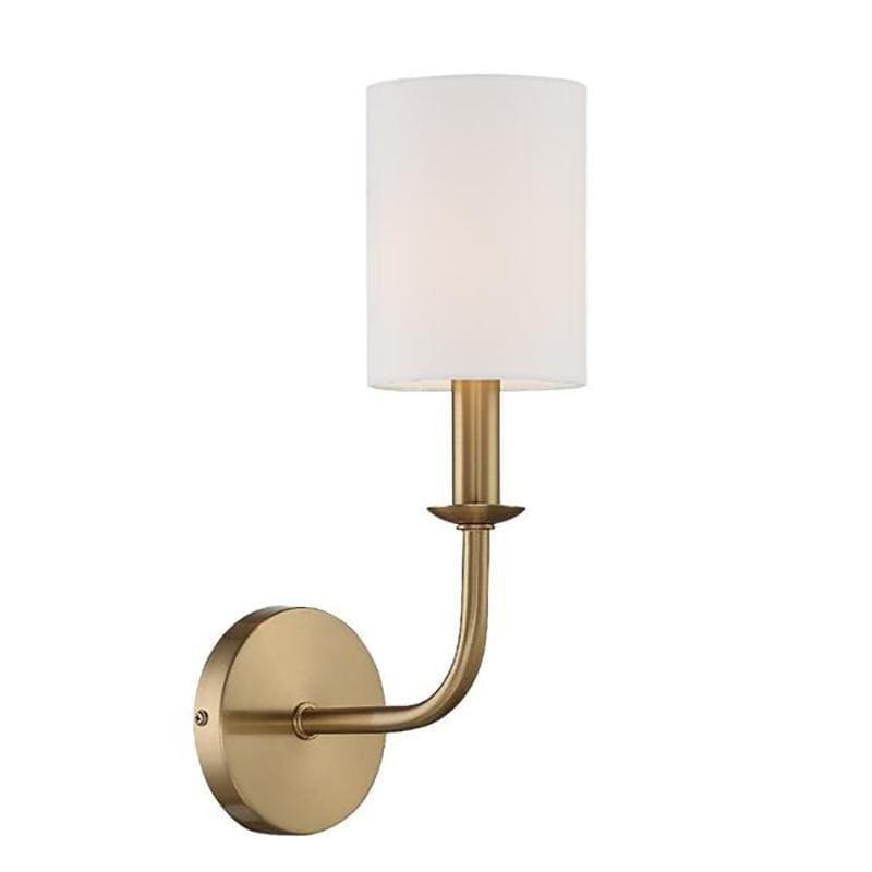 Crystorama Bailey 1 Light Wall Sconce Lighting crystorama-BAI-A2101-AG 633779041952