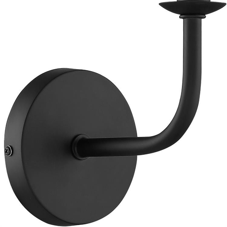 Crystorama Bailey 1 Light Wall Sconce - Matte Black Lighting crystorama-BAI-A2101-MK 633779041945