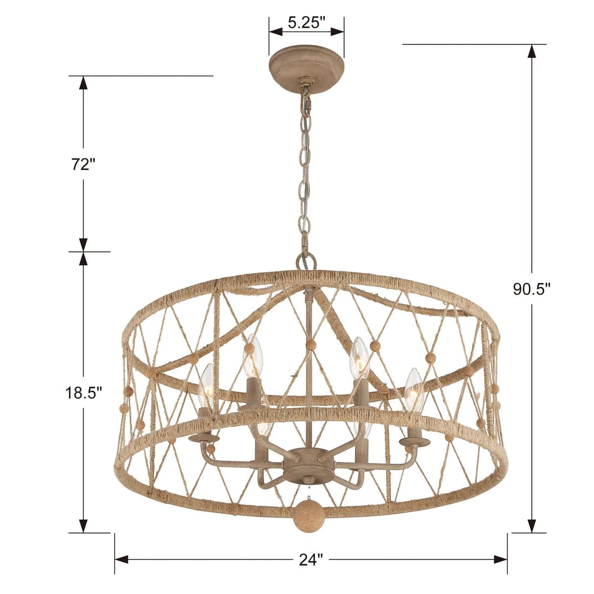 Crystorama Brixton 6 Light Chandelier Chandeliers crystorama-BRX-B7906-BS 633779045943