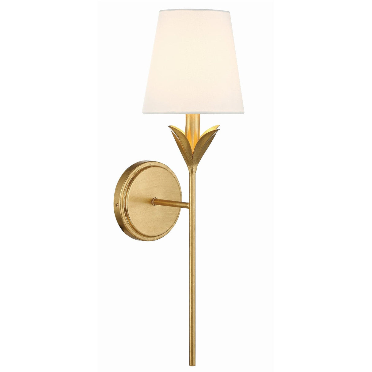 Crystorama Broche 1 Light Wall Mount Lighting