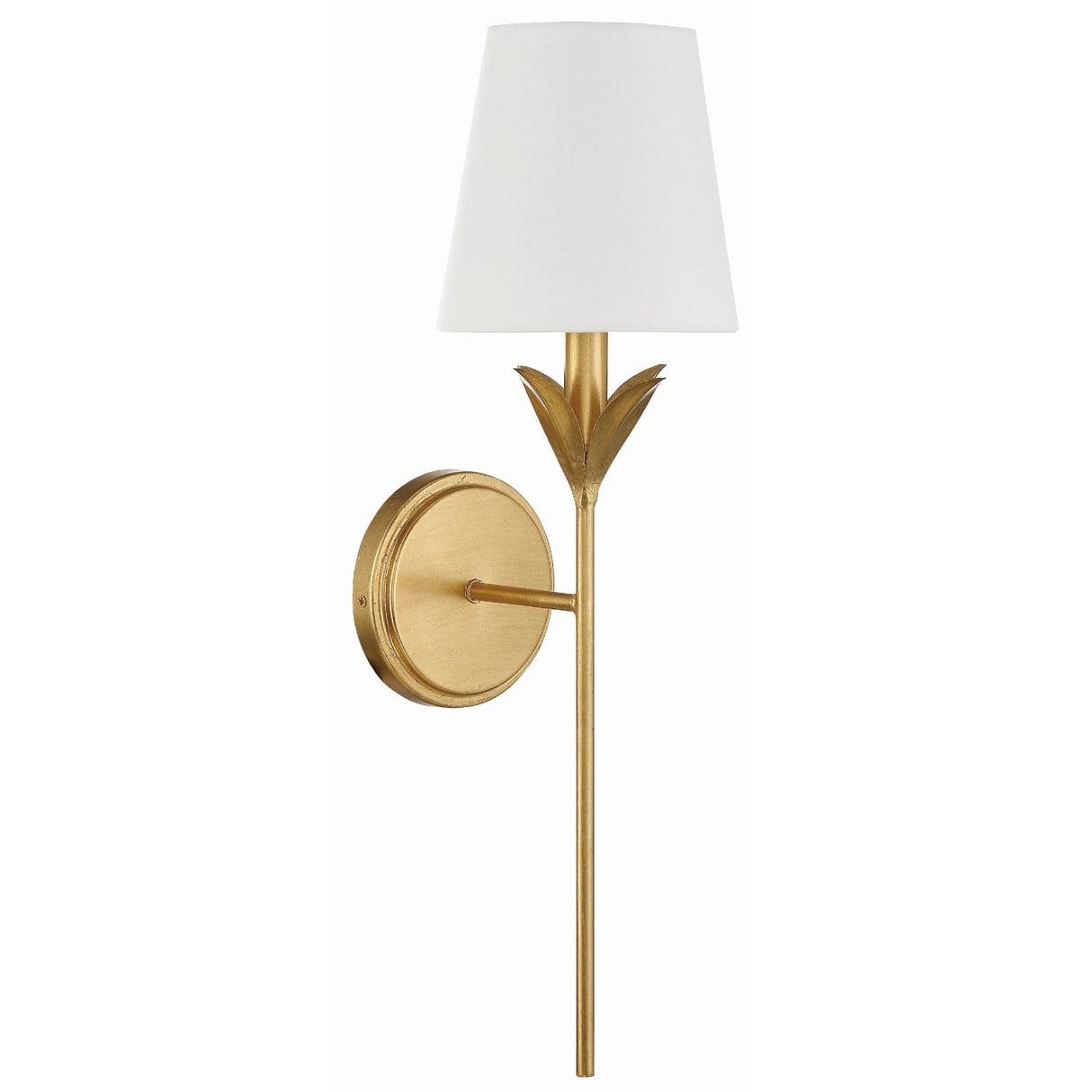 Crystorama Broche 1 Light Wall Mount Lighting