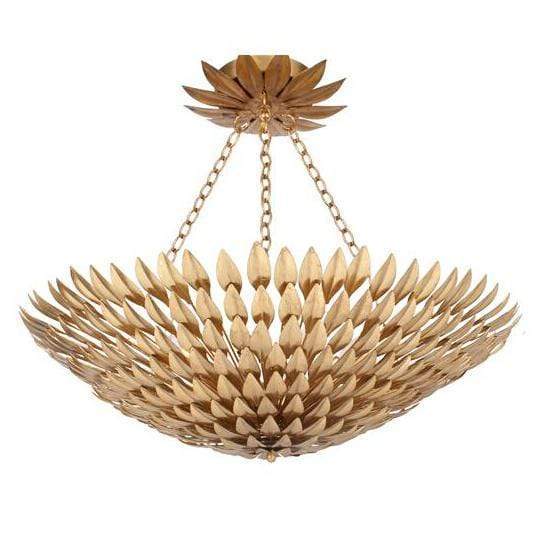 Crystorama Broche 8 Light Ceiling Mount Lighting Crystorama-519-GA_CEILING 00633779025747