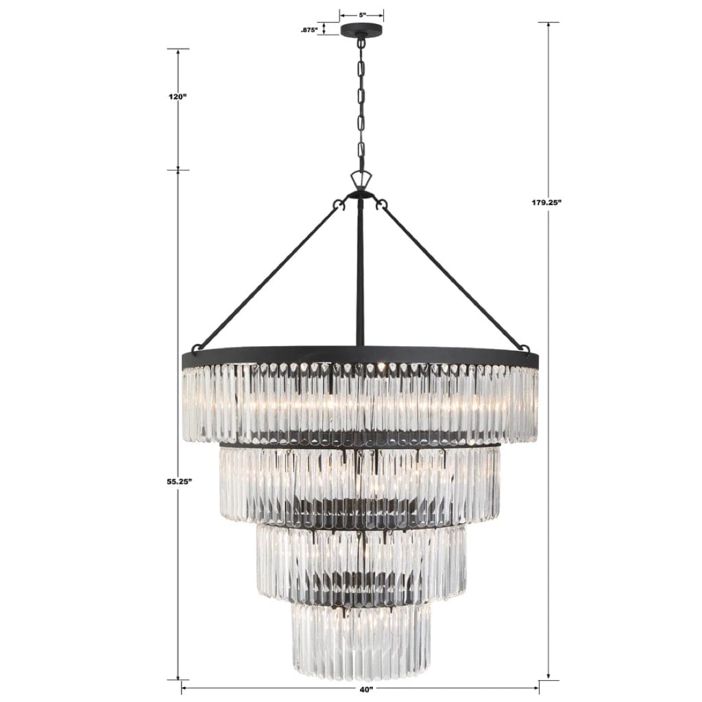 Crystorama Emory 22 Light Chandelier Lighting