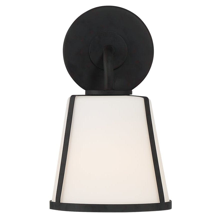 Crystorama Fulton 1 Light Wall Mount Lighting crystorama-FUL-911-BK 633779047077