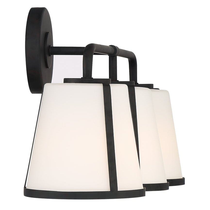 Crystorama Fulton 3 Light Bathroom Vanity Lighting