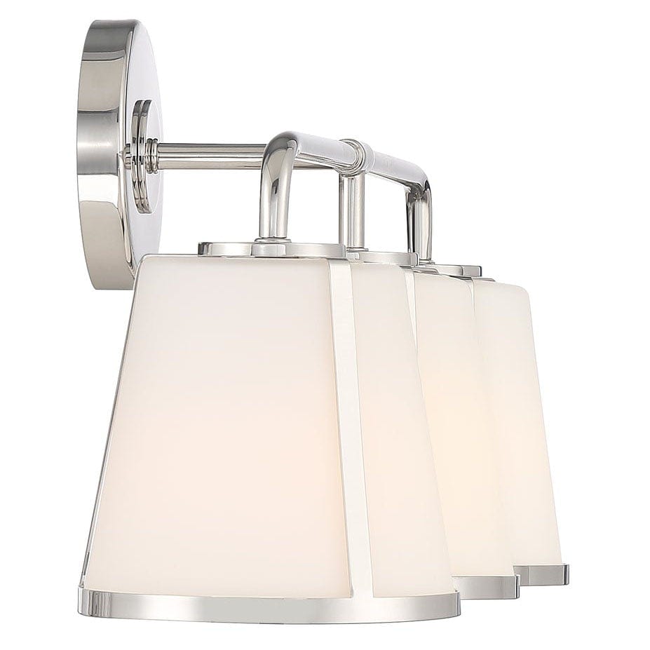 Crystorama Fulton 3 Light Bathroom Vanity Lighting