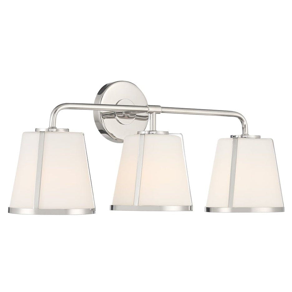 Crystorama Fulton 3 Light Bathroom Vanity Lighting