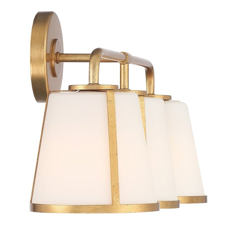 Crystorama Fulton 3 Light Bathroom Vanity Lighting