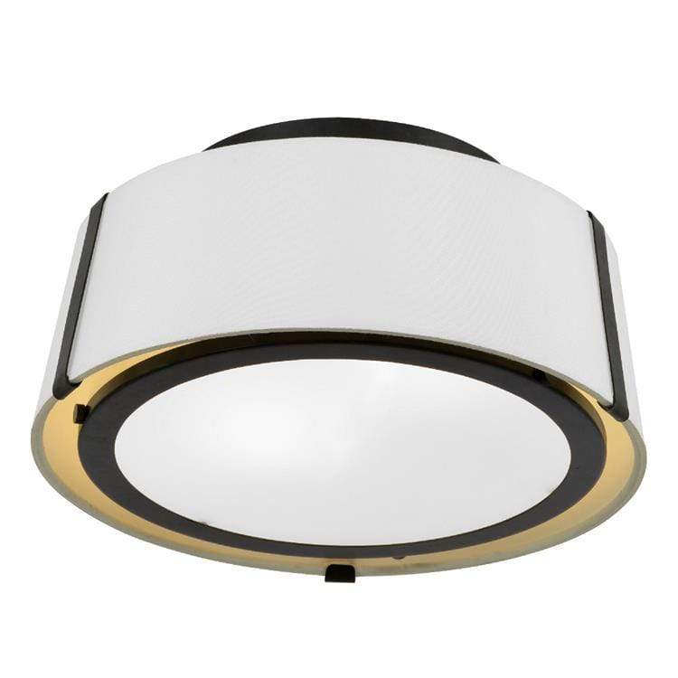 Crystorama Fulton Matte Black Ceiling Mount Lighting