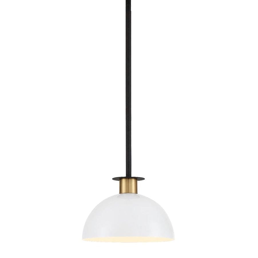 Crystorama Gigi 1 Light Mini Pendant Lighting crystorama-GIG-813-BK-AG 633779047916