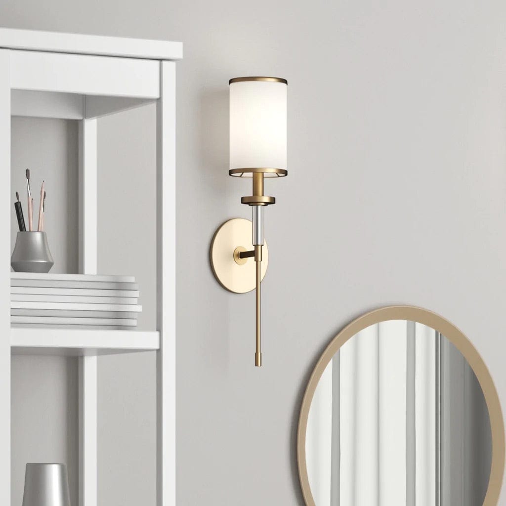 Crystorama Hatfield 1 Light Wall Mount Lighting