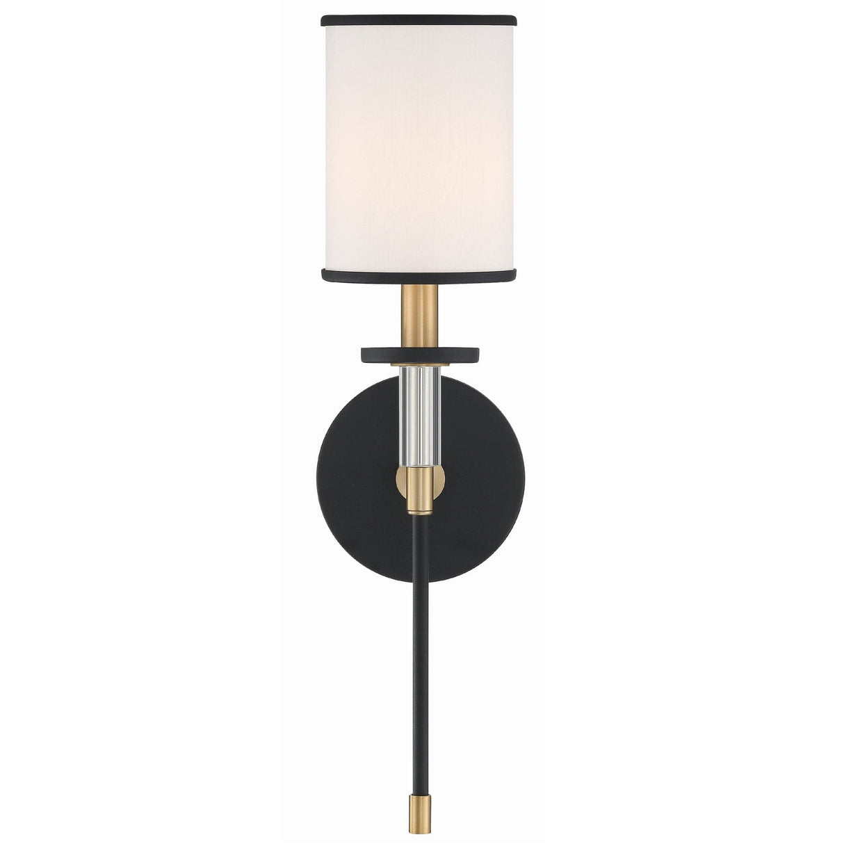 Crystorama Hatfield 1 Light Wall Mount Lighting