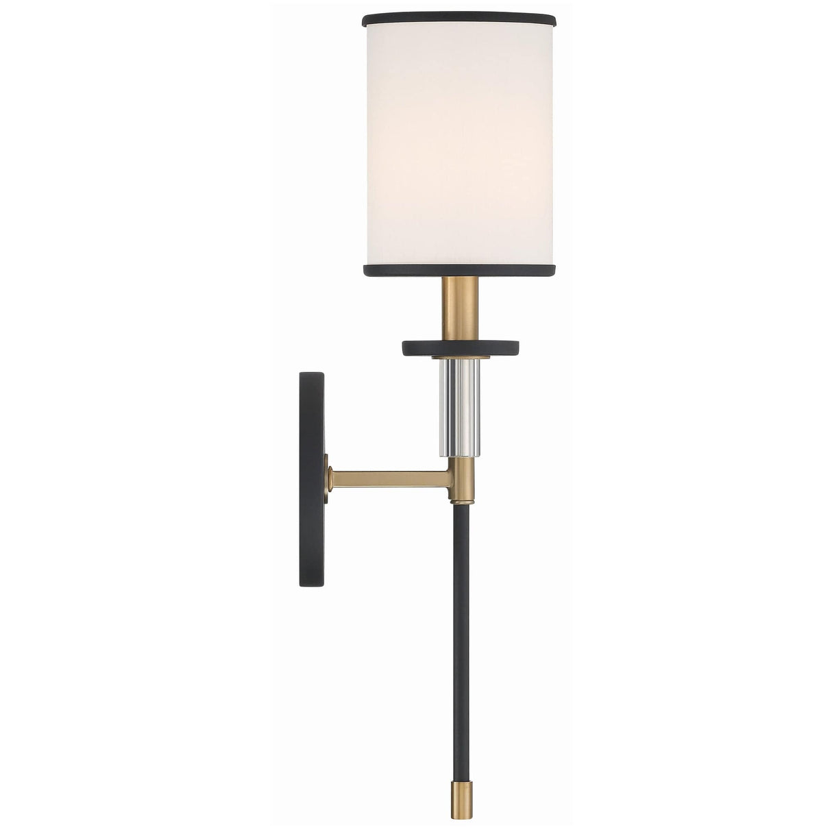 Crystorama Hatfield 1 Light Wall Mount Lighting crystorama-HAT-471-BF-VG 633779050213