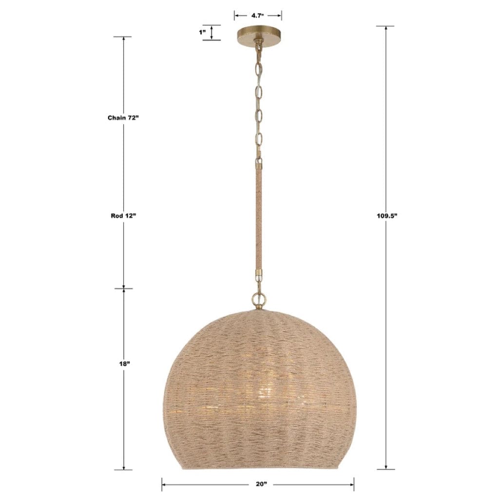 Crystorama Jace Pendant Lighting crystorama-JAC-10500-SG