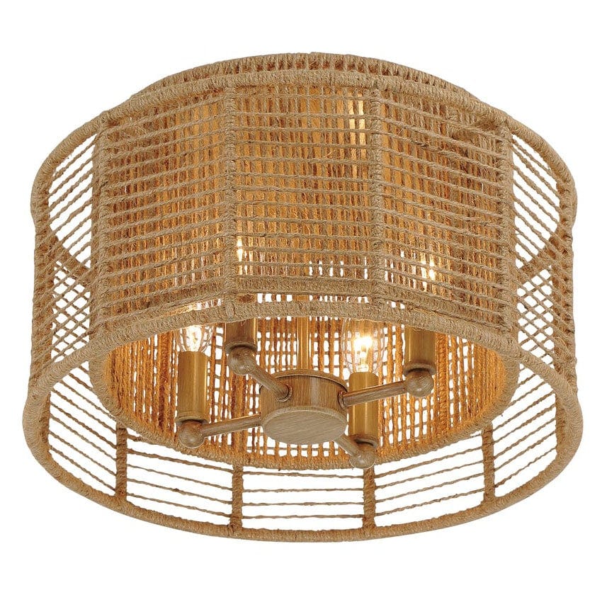 Crystorama Jayna 4 Light Ceiling Mount Lighting crystorama-JAY-A5000-BS 633779047695