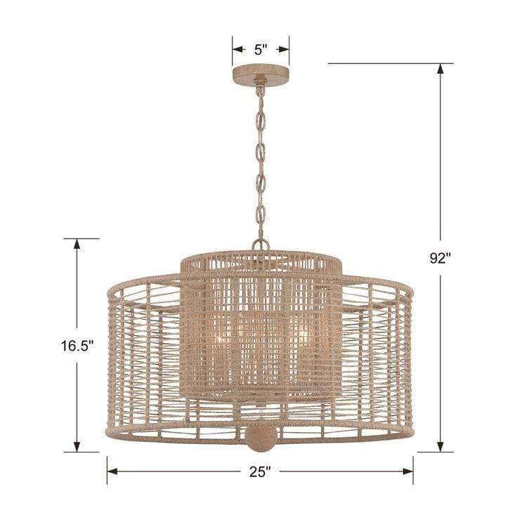 Crystorama Jayna 4 Light Chandelier Lighting crystorama-JAY-A5004-BS 633779041655