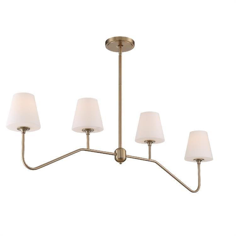 Crystorama Keenan 4 Light Chandelier Lighting crystorama-KEE-A3004-VG 633779042119