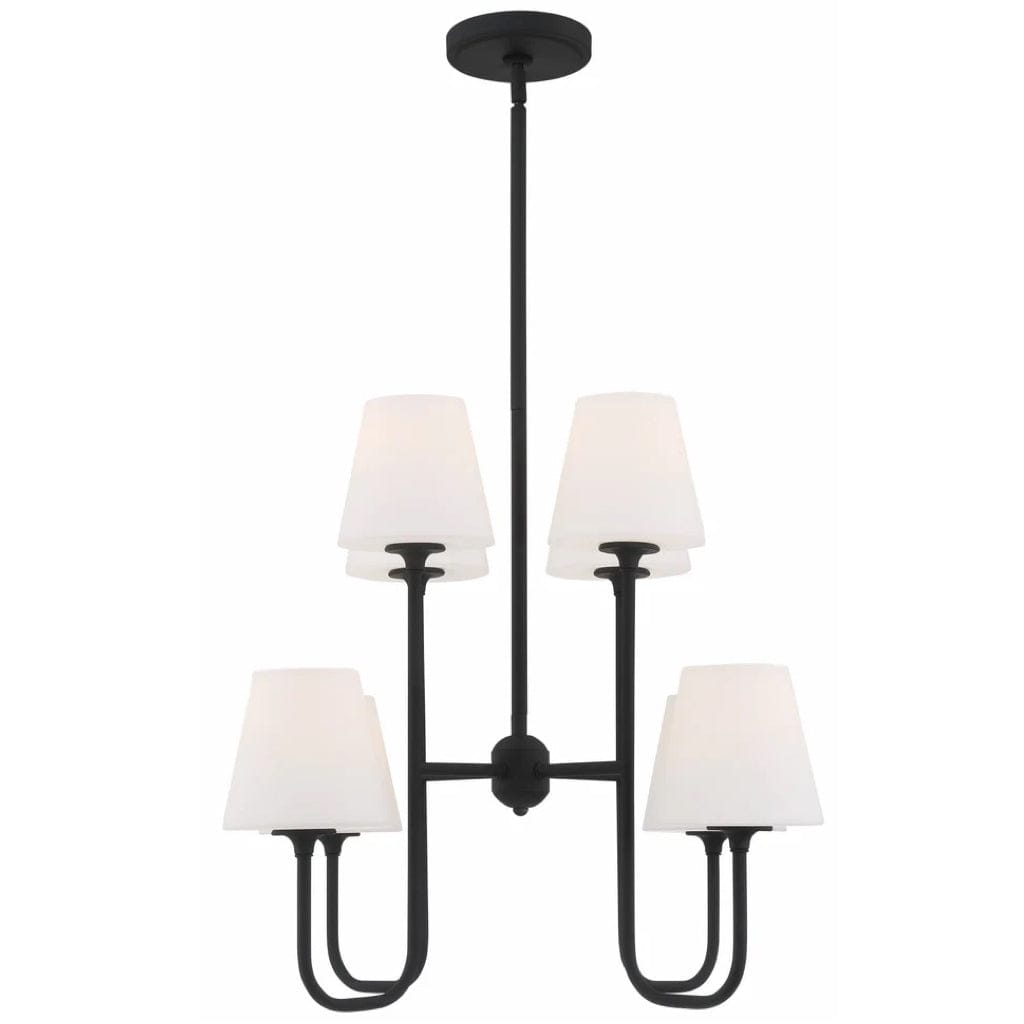 Crystorama Keenan 8 Light Chandelier Lighting