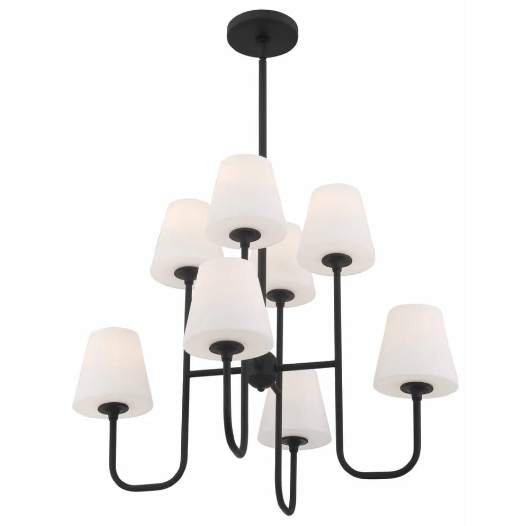 Crystorama Keenan 8 Light Chandelier Lighting