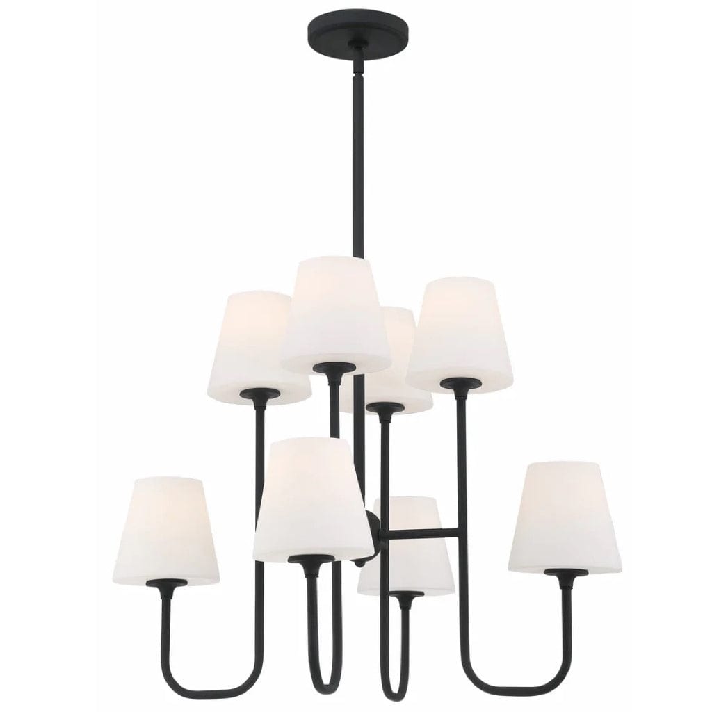 Crystorama Keenan 8 Light Chandelier Lighting