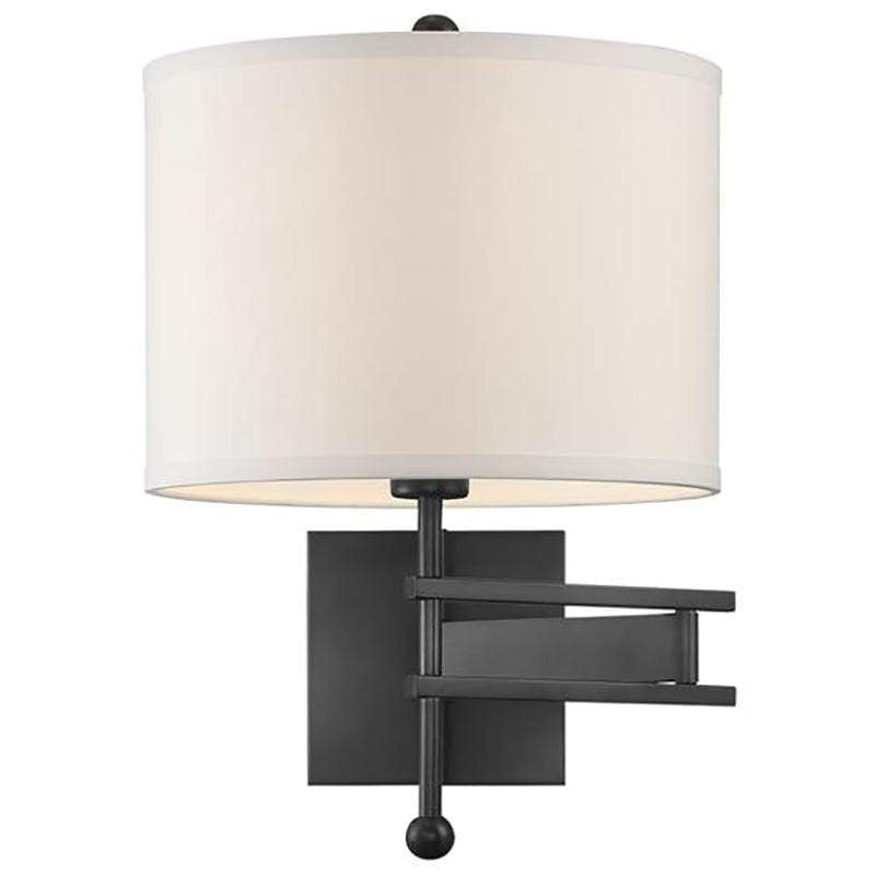 Crystorama Marshall 1 Light Wall Sconce Lighting crystorama-MAR-A8031-MK 633779041358