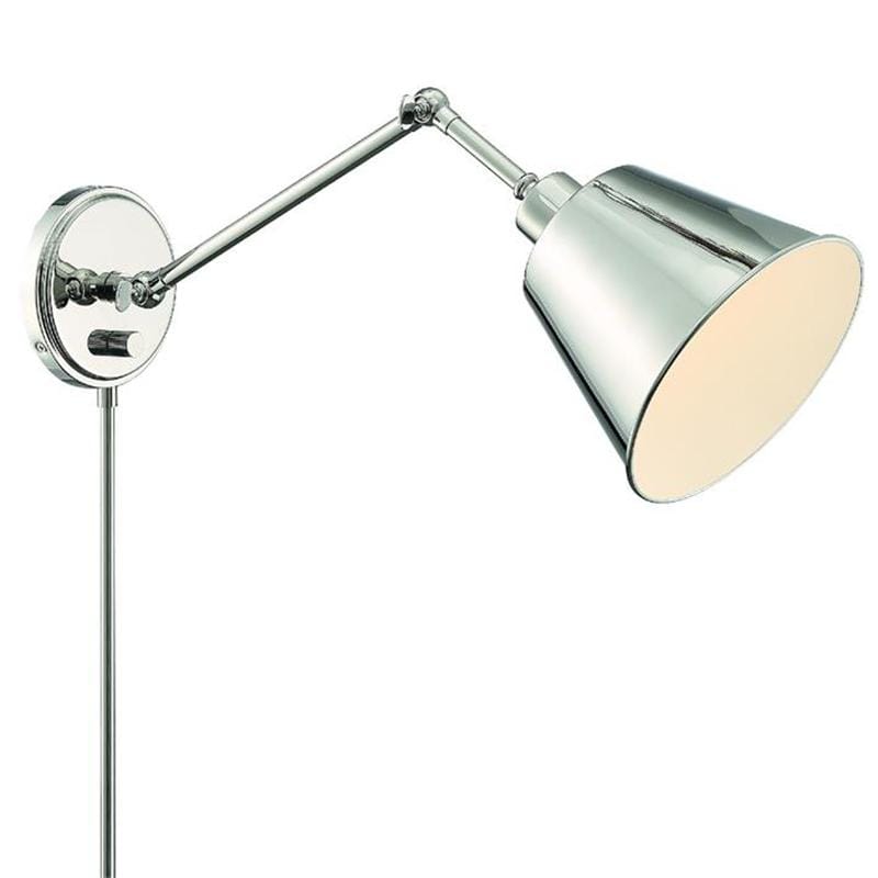 Crystorama Mitchell 1 Light Wall Sconce Lighting