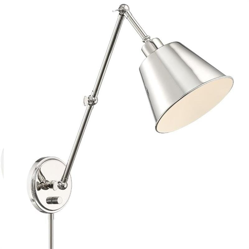 Crystorama Mitchell 1 Light Wall Sconce - Long Lighting