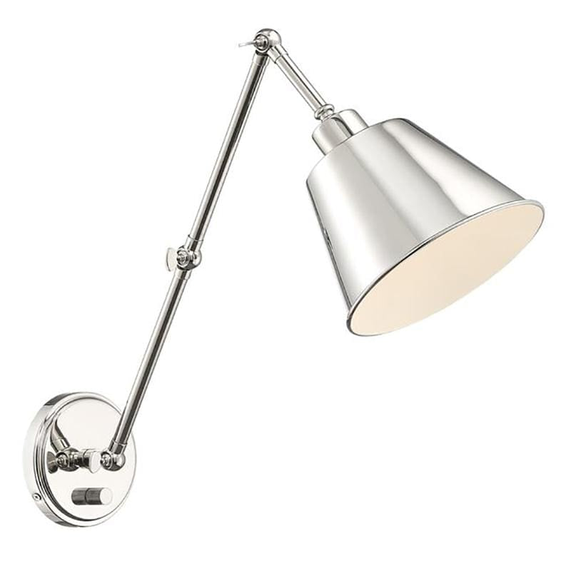 Crystorama Mitchell 1 Light Wall Sconce - Long Lighting
