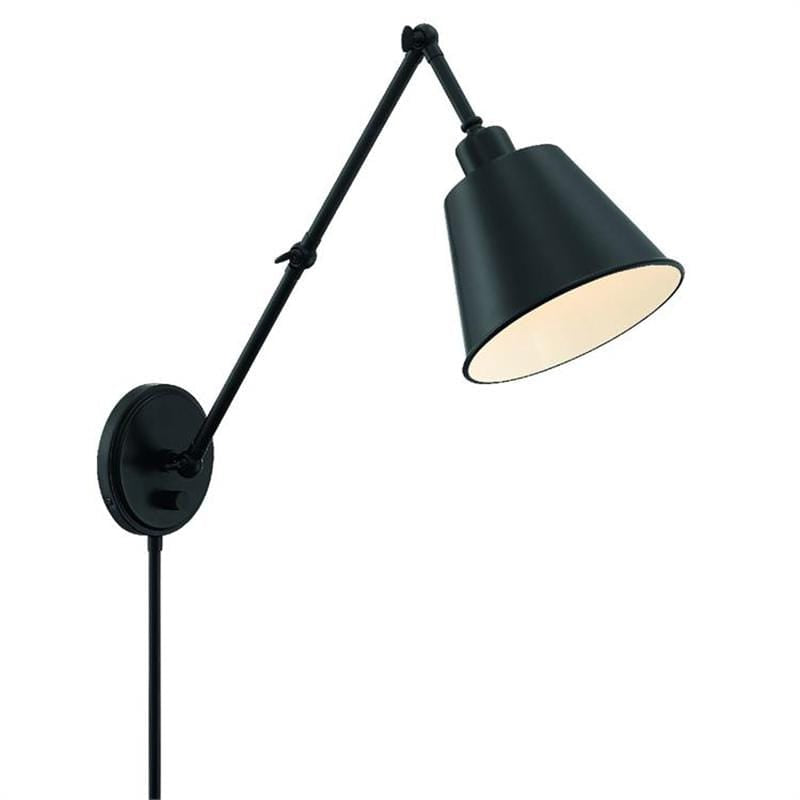 Crystorama Mitchell 1 Light Wall Sconce - Long Lighting