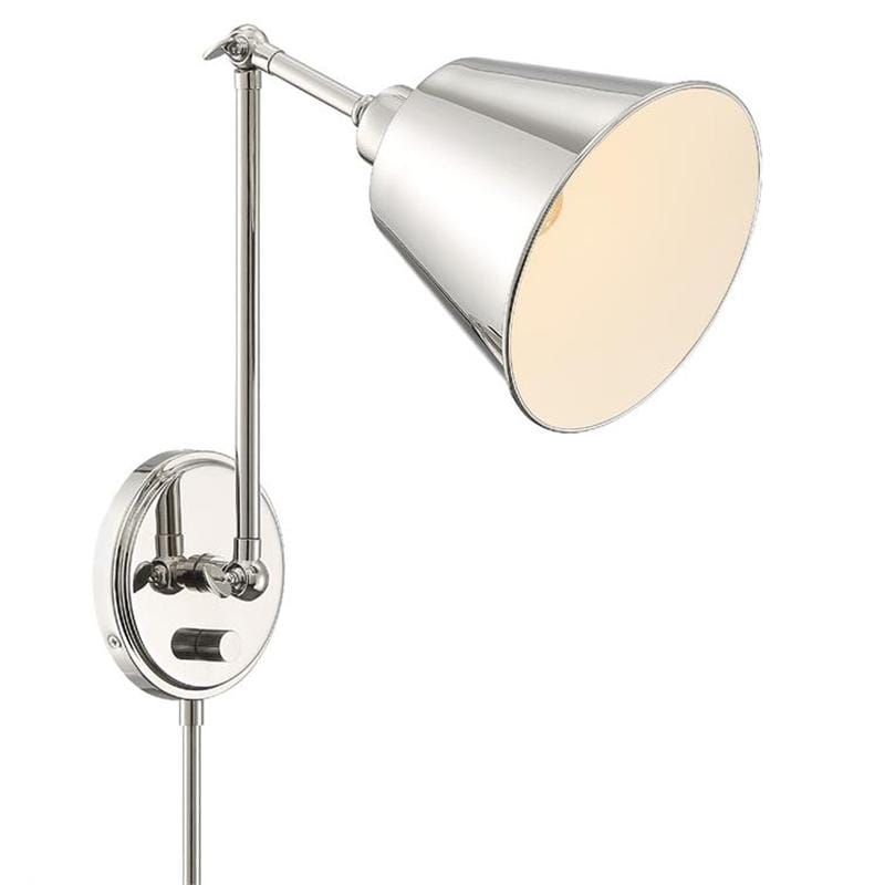 Crystorama Mitchell 1 Light Wall Sconce - Short Lighting