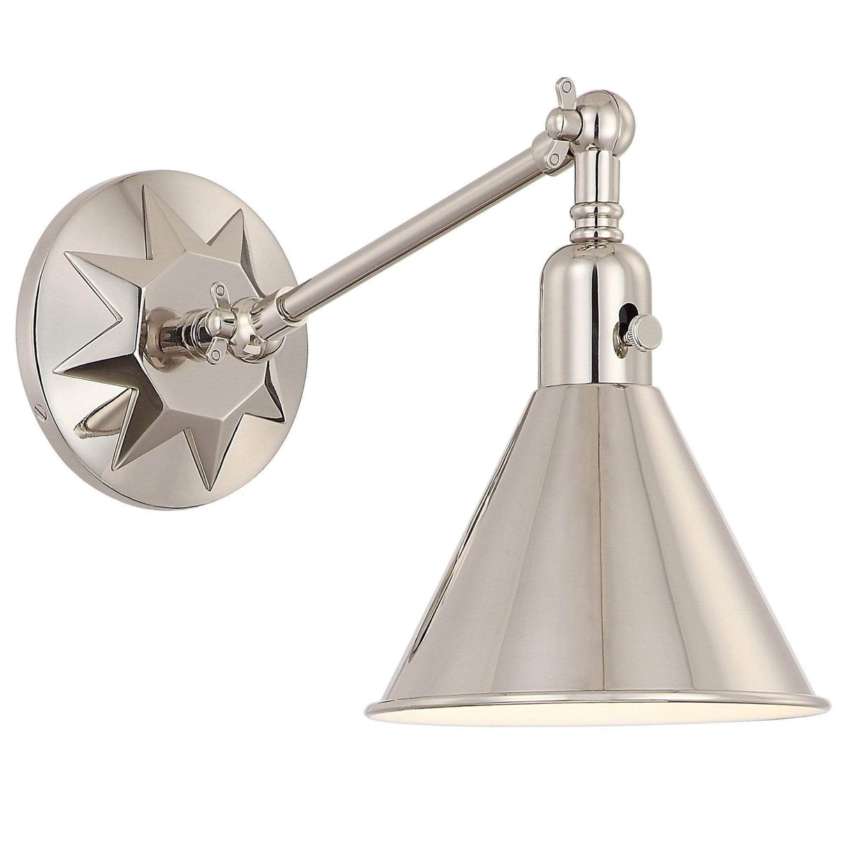 Crystorama Morgan Small Wall Mount Lighting crystorama-MOR-8800-PN 00633779036989