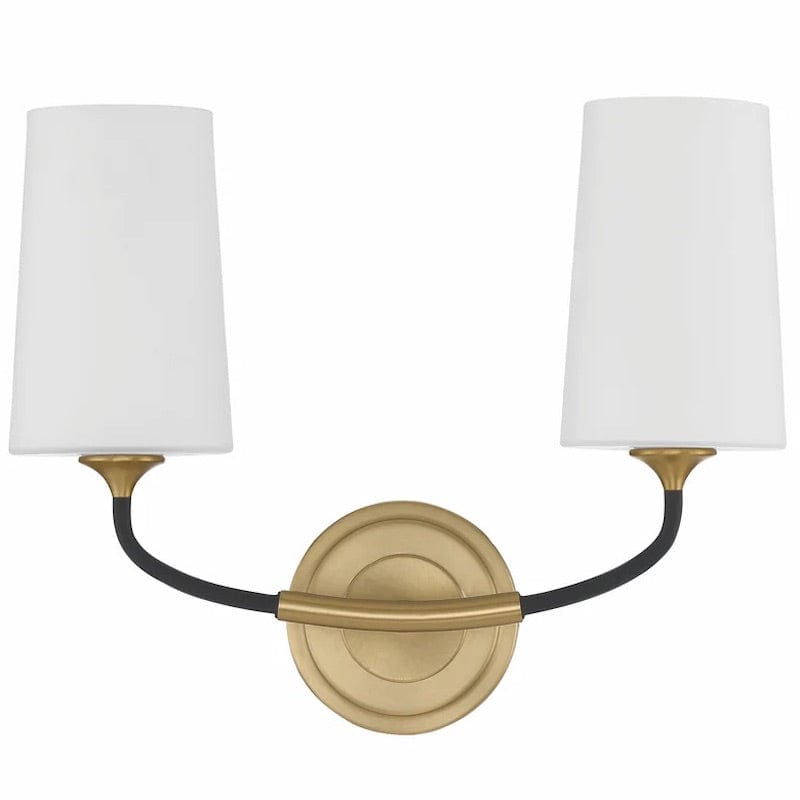 Crystorama Niles 2 Light Wall Mount Lighting crystorama-NIL-70012-BF-MG 633779049934
