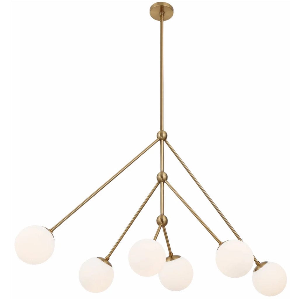 Crystorama Omni 6 Light Chandelier Lighting