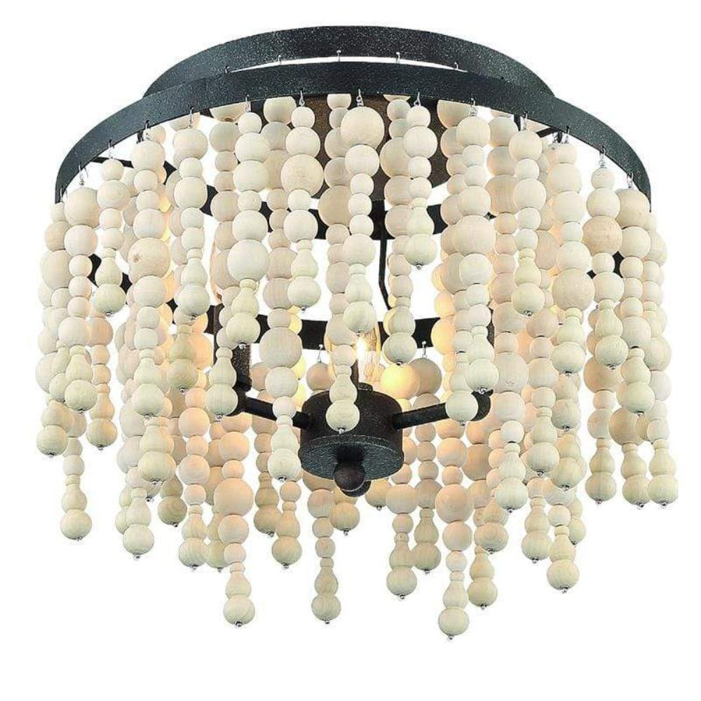 Crystorama Poppy 3 Light Ceiling Mount Lighting crystorama-POP-A5073-FB 633779041853