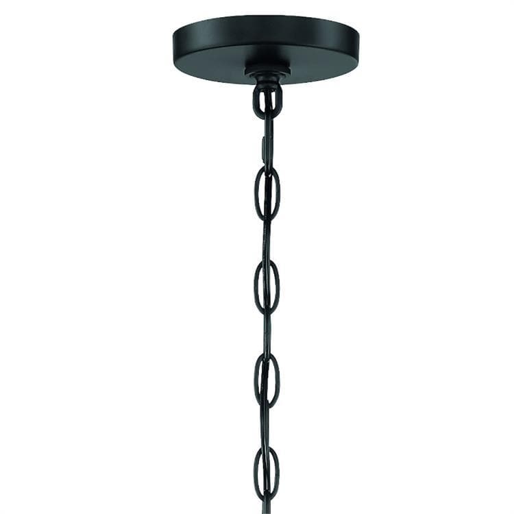 Crystorama Poppy 6 Light Bronze Chandelier - Matte Black Lighting crystorama-POP-A5076-MK 633779041839
