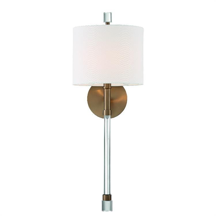 Crystorama Rachel 1 Light Wall Sconce - Gold Lighting crystorama-RAC-A3501-VG