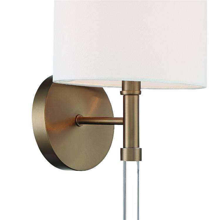 Crystorama Rachel 1 Light Wall Sconce - Gold Lighting crystorama-RAC-A3501-VG