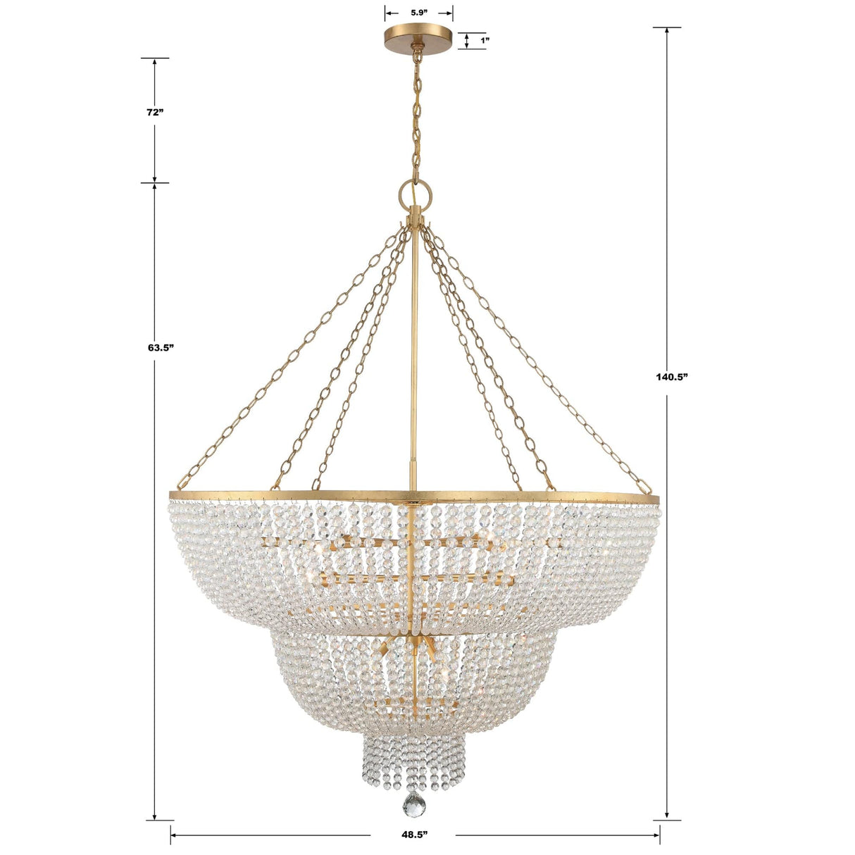 Crystorama Rylee Chandelier Lighting