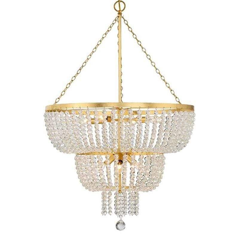Crystorama Rylee Chandelier Lighting crystorama-610-GA 633779041723