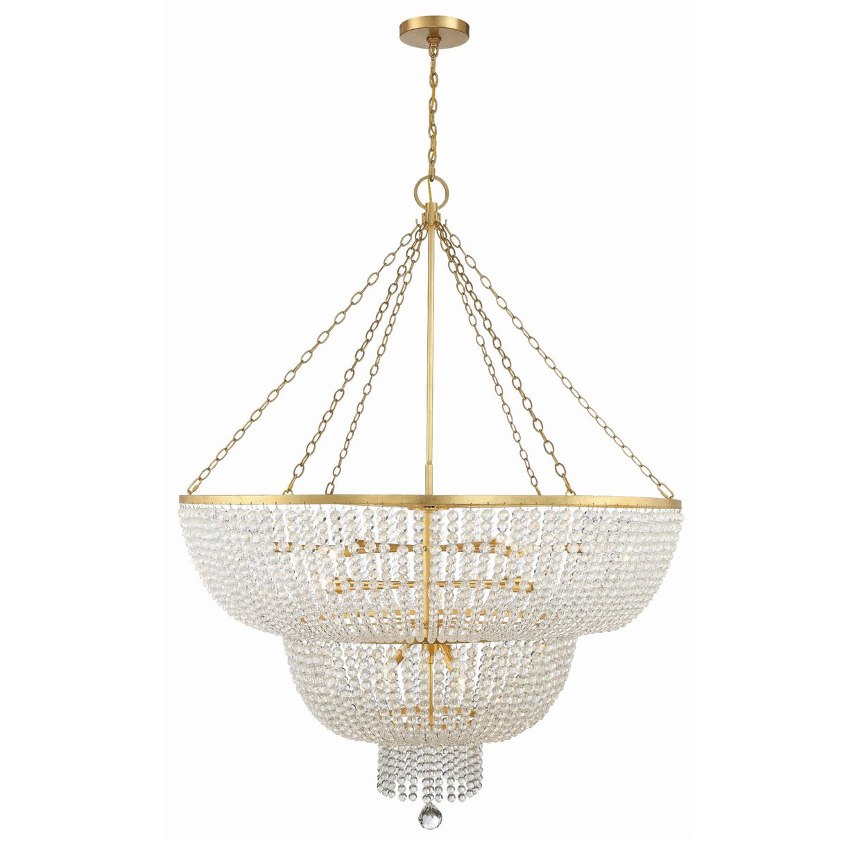 Crystorama Rylee Chandelier Lighting crystorama-614-GA 633779050541