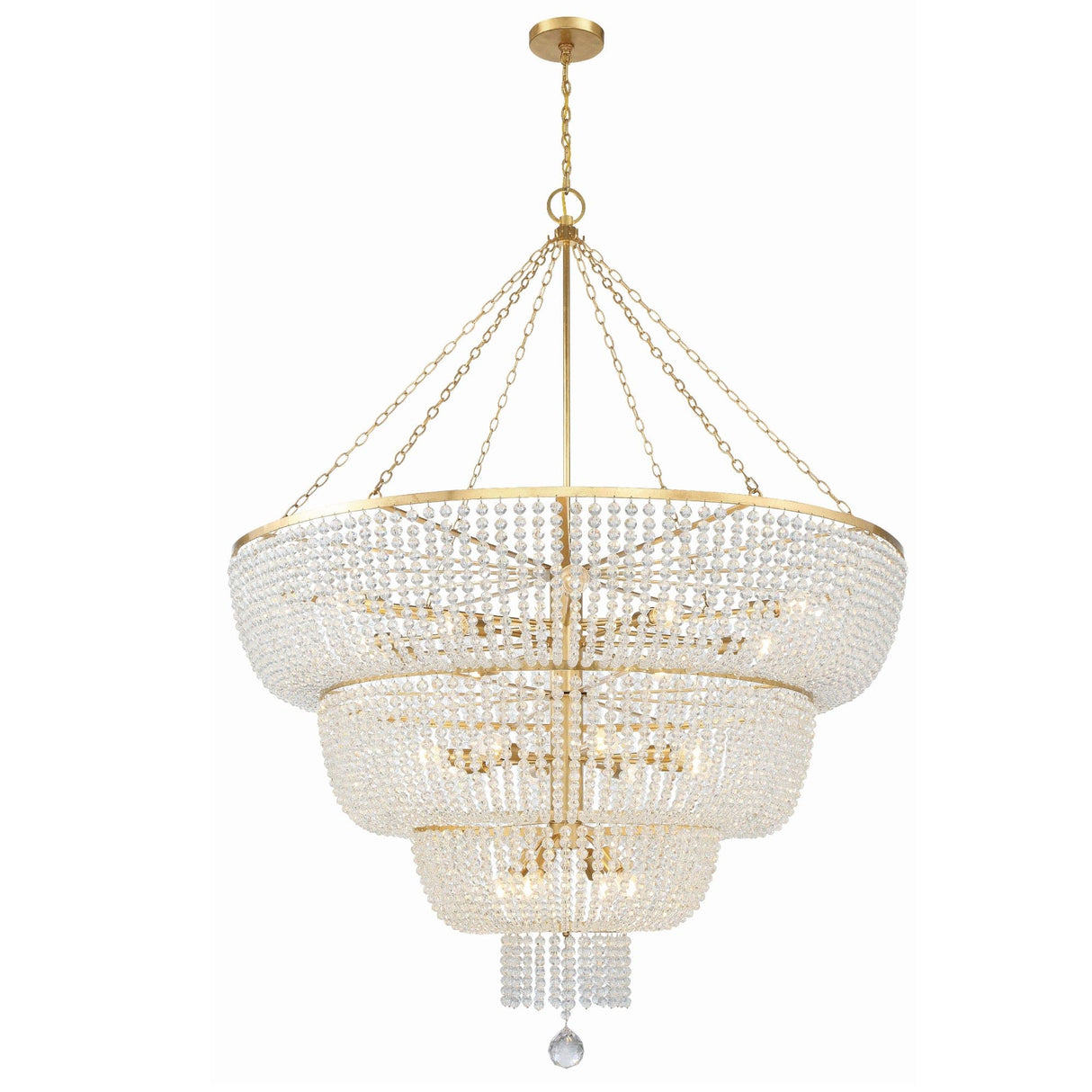 Crystorama Rylee Chandelier Lighting crystorama-618-GA 633779050565