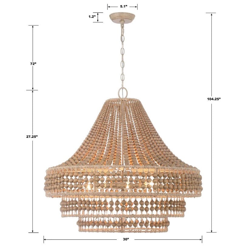 Crystorama Silas Chandelier Lighting