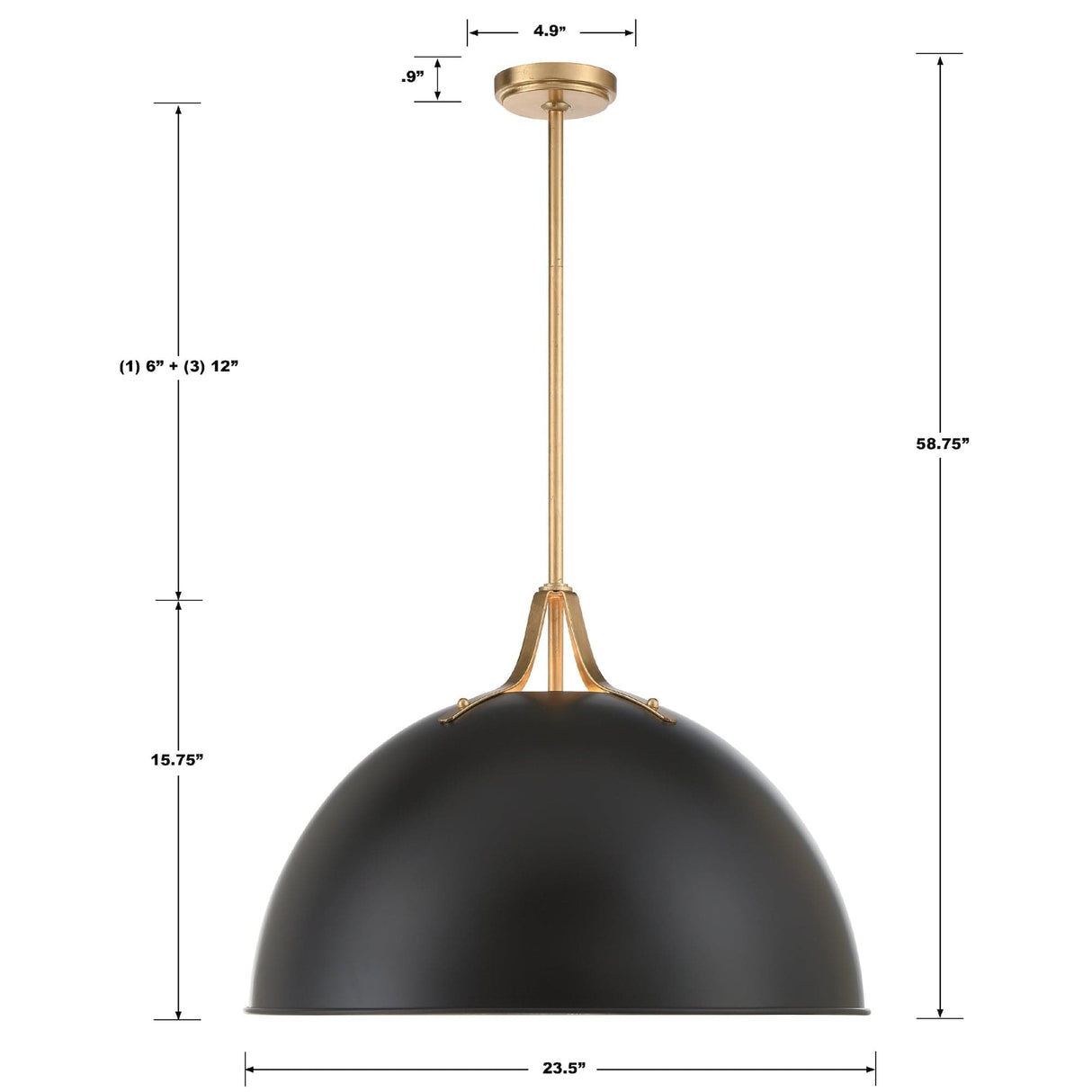 Crystorama Soto Pendant Lighting