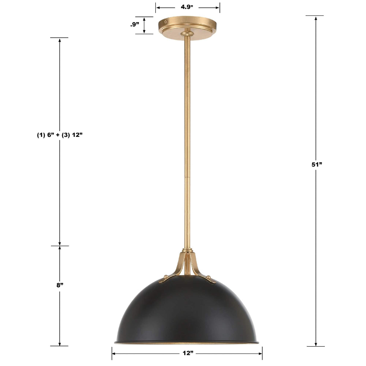 Crystorama Soto Pendant Lighting
