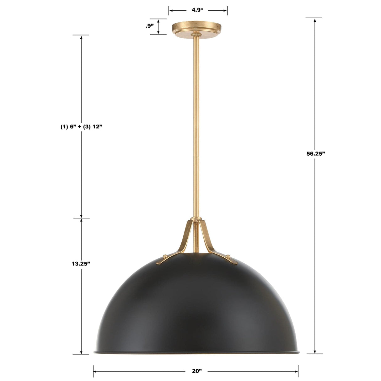 Crystorama Soto Pendant Lighting
