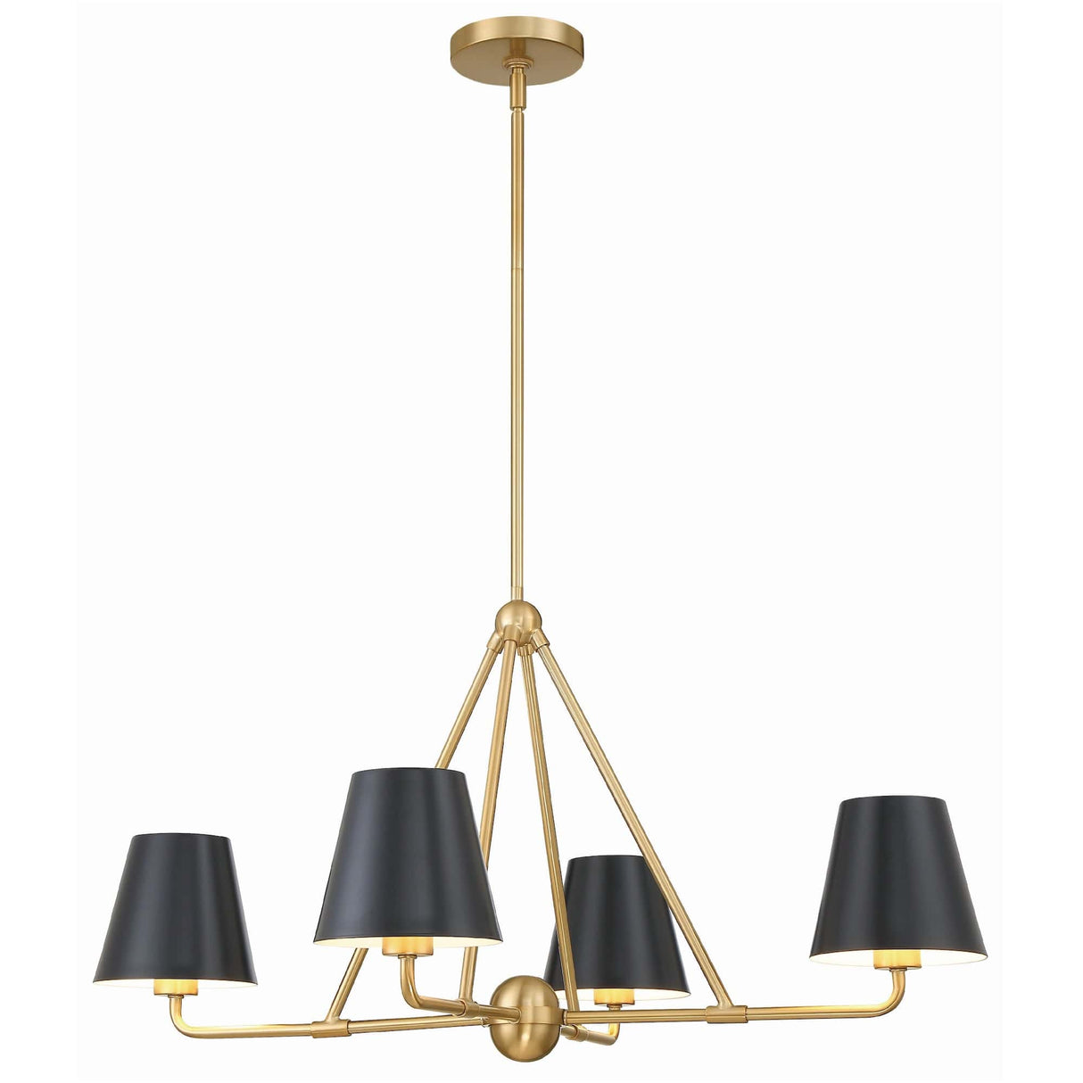 Crystorama Xavier 4 Light Chandelier Lighting