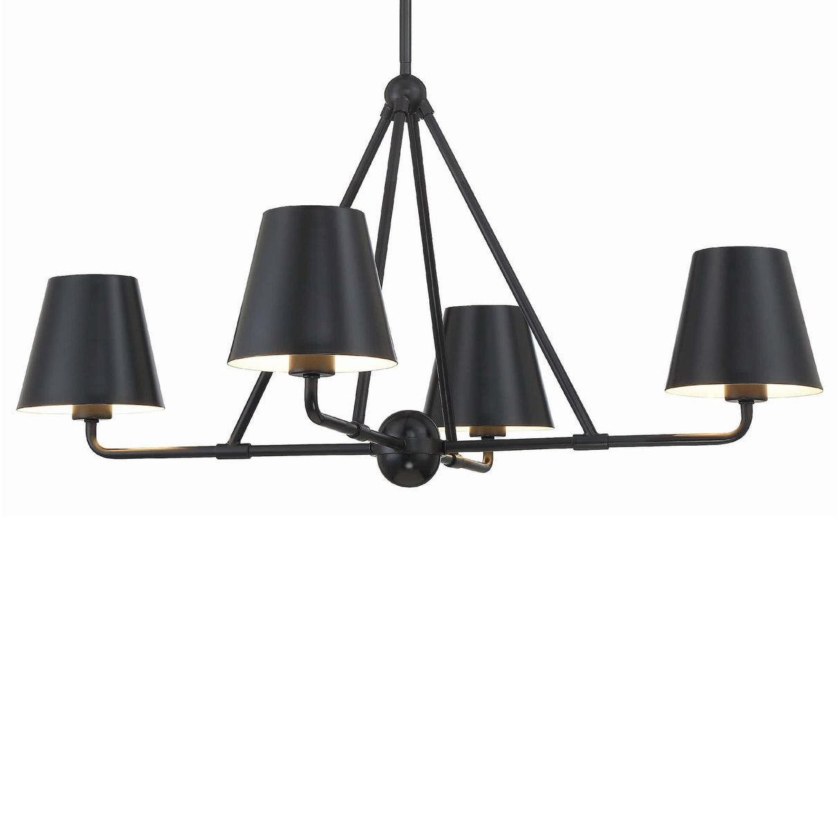 Crystorama Xavier 4 Light Chandelier Lighting crystorama-XAV-B9302-MK