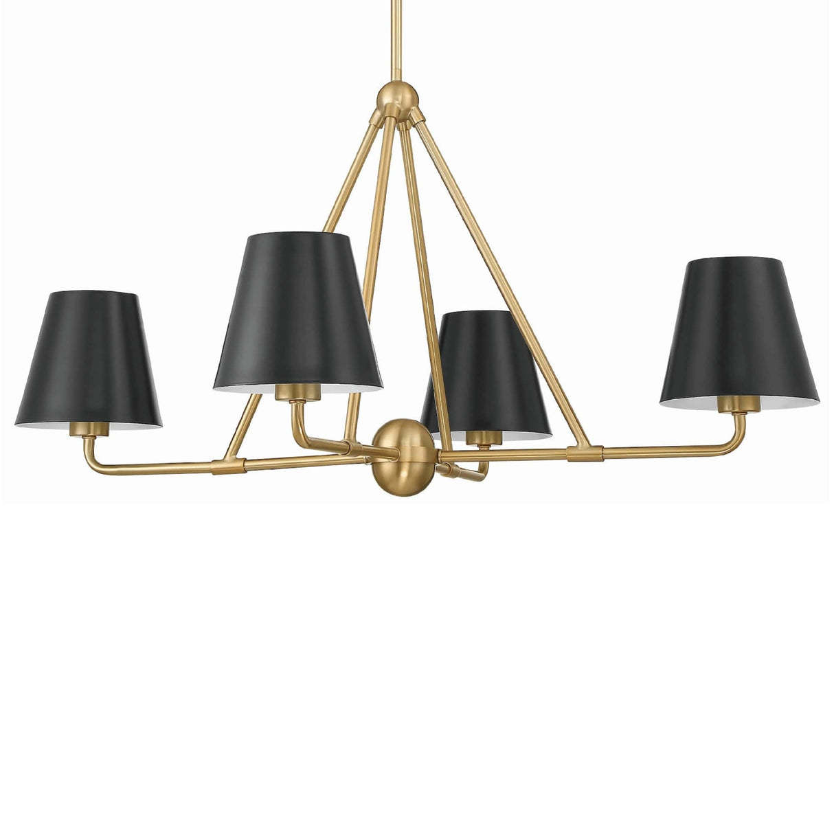Crystorama Xavier 4 Light Chandelier Lighting crystorama-XAV-B9302-VG