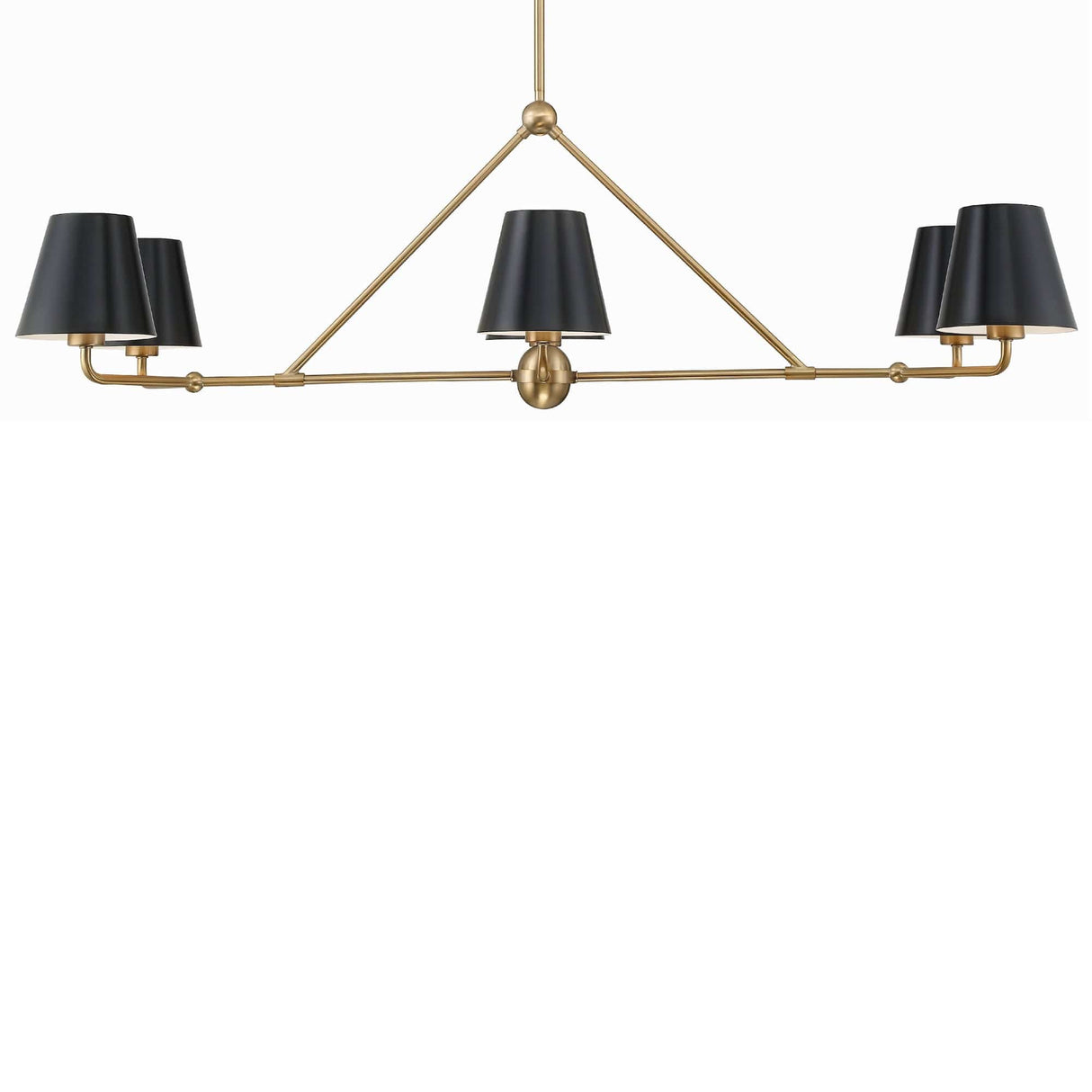 Crystorama Xavier 6 Light Chandelier Lighting crystorama-XAV-B9306-VG 633779050152