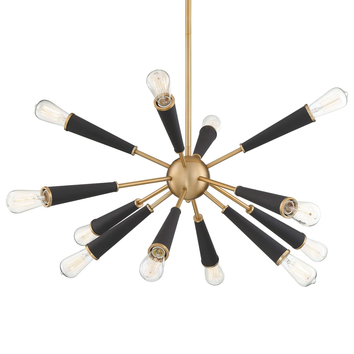 Crystorama Zodiac 12-Light Aged Brass Chandelier Lighting crystorama-3812-AG 00633779036590